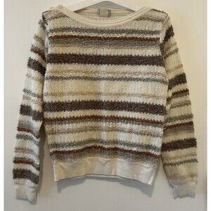 Vintage Arlene Striped Sweater – Made in USA – Size M
